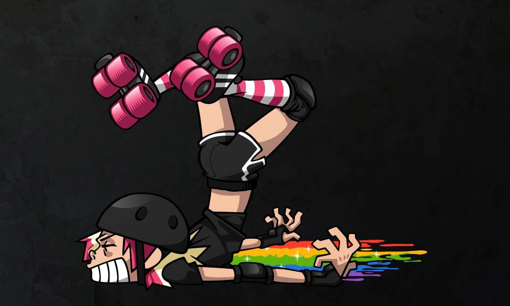 Roller Derby Wipeout